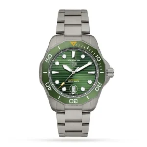 8a3d799b3f051d21380c40a6a4a16f42 TAG Heuer Aquaracer Men Automatic Green Titanium Watch WBP208B.BF0631