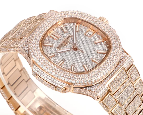 8a741554cfb0d0eee637e7f2a01e8ee7 Patek Philippe Nautilus Rose Gold Watch