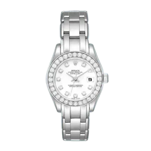 8ac54d180e566869ae4433e4e56a9aa8 Rolex Pearlmaster 80299 29mm Ladies Watch White Dial