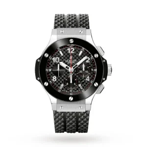 8c82d4a6f6f325dc3462bb61d0647b6f Hublot Big Bang Men Automatic Black Rubber Watch 301.SB.131.RX