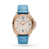 Panerai Luminor Due Men Automatic Ivory Alligator Watch PAM00741