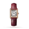8f3b6a93db398193e5b139ece244b961 Cartier Tank Louis Women Automatic Silver Leather Watch WJTA0037