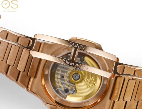8fc3da83436013ad7ea9f73f8c587be2 OSFactory Rose Gold Nautilus Style Watch