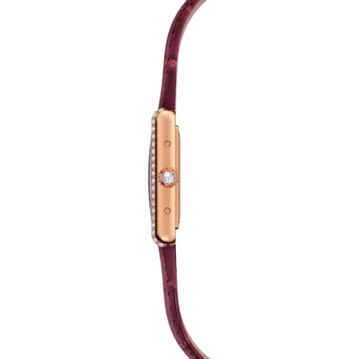 9031e7c1a1918e87e8a80fdef7a68ded Cartier Tank Louis Women Automatic Silver Leather Watch WJTA0037