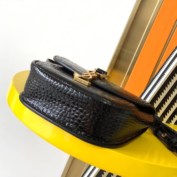 903e2641b24d361095e26a77d9b453e6 KAIA SMALL SATCHEL IN SHINY CROCODILE-EMBOSSED LEATHER
