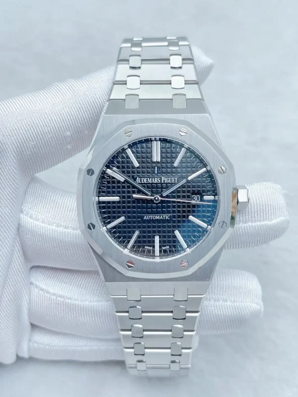 90700bb2cdbe983e9525b4d5dbba153c Audemars Piguet Royal Oak Selfwinding Blue 15400ST.OO.1220ST.03