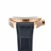 Omega Planet Ocean Men Automatic Blue Leather Watch O21563442103001