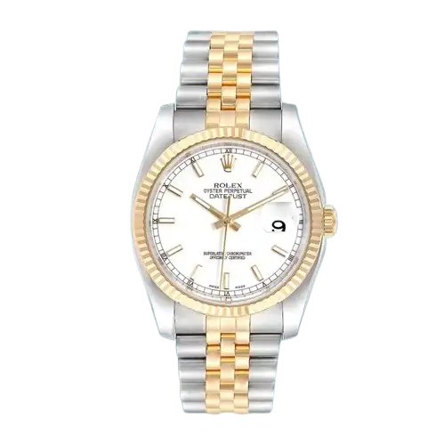 92573a2a5859f44f7f595f983f85f821 Rolex Datejust 116233 36mm Men’s White Dial Automatic