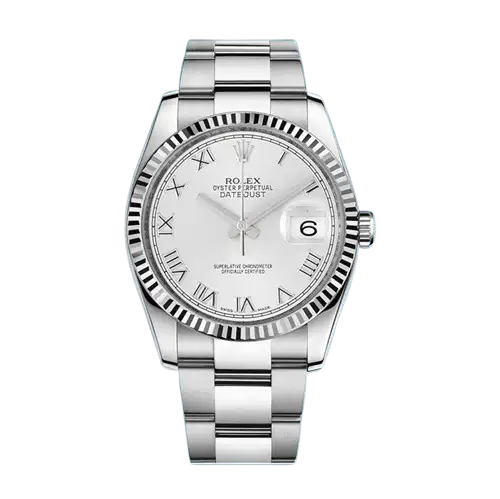 Rolex Datejust 36mm 116234WRO Men’s Silver-tone White Dial