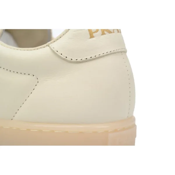 95ecb86b29304f93f86d907d55ad7b78 PK God Batch Prada Downtown Low Sneakers Rice White