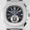 96096a4190b0e749687ddd5641b4c2a1 Patek Philippe 5980 Silver Chronograph Watch