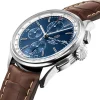 Breitling Premier Men Automatic Blue Crocodile Watch A13315351C1P1