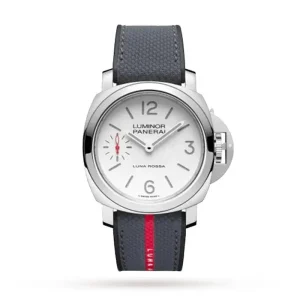 96c1da357335e44f38c10bb193e700c5 Panerai Luminor Men Automatic White Fabric Watch PAM01342