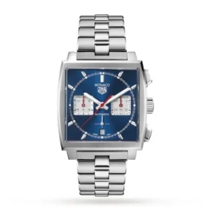 9a59d91b8b2bf8bbb3a1823ca2abca06 TAG Heuer Monaco Men Automatic Blue Stainless Steel Watch CBL2111.BA0644