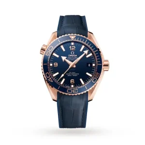 9c4c9b06bc65c62f299814db78e5ec50 Omega Planet Ocean Men Automatic Blue Leather Watch O21563442103001
