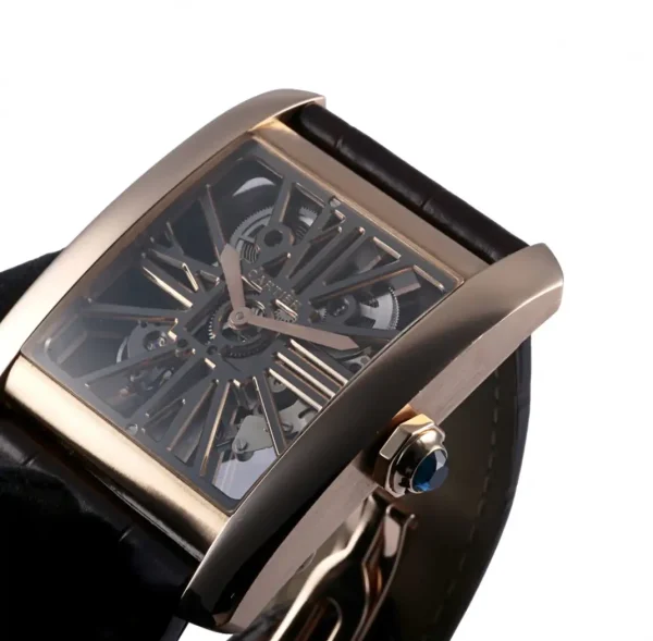 9d4cb09ba4fadf81f0fa39b228182e30 Cartier Tank MC Men Automatic Leather Watch W5310040