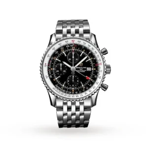9d641638cc423229d27e0338bd632801 Breitling Navitimer Men Automatic Black Stainless Steel Watch A24322121B2A1