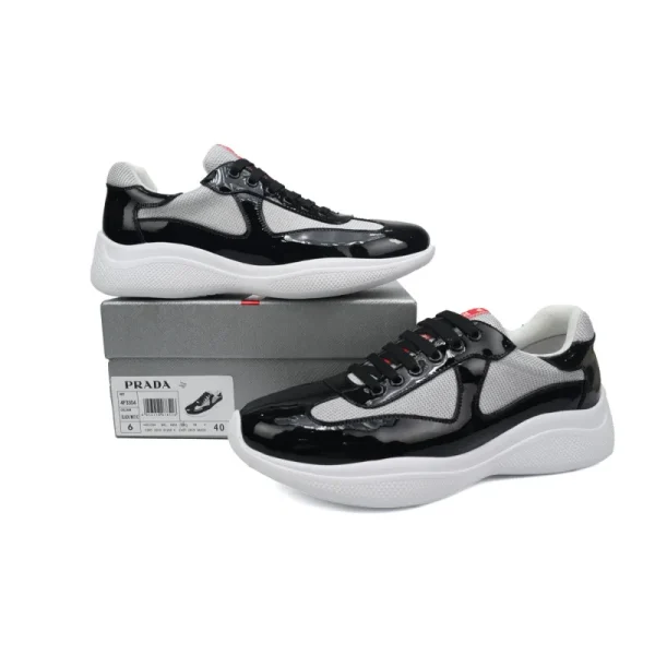 9eca98ab932d6de66d46780af1ac973f PK God Batch Prada Net shoes black and gray