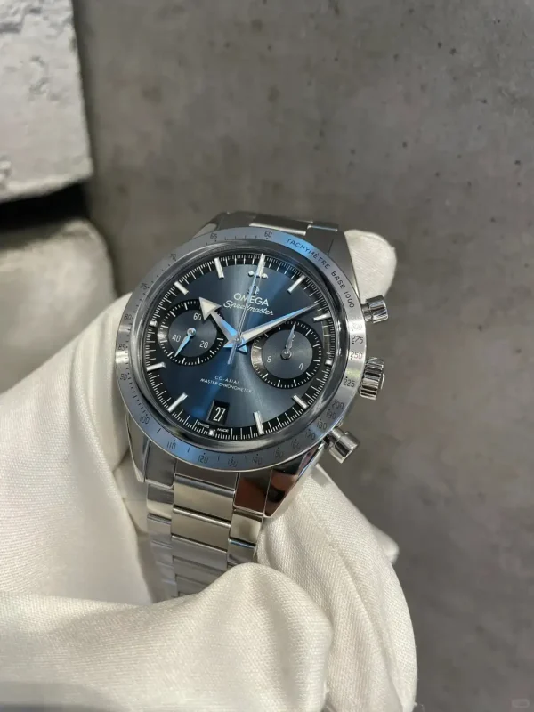 9ed80dfcc87d388199c83f7291ecd3c0 Omega Speedmaster Men Automatic Blue Stainless Steel Watch O33210415103001
