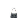 9edc3b9880ef5b682663739d0ab80f73 YSL PUFFER MEDIUM IN SUEDE AND DENIM