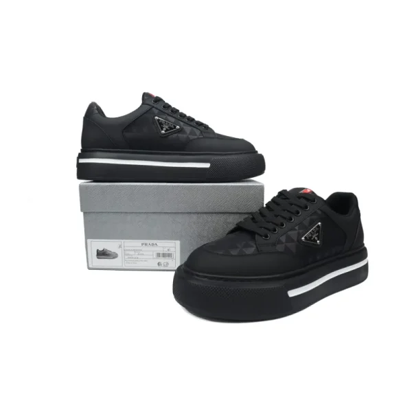 9edf91a02b58c00e134b169bfa037962 PK God Batch Prada Sneakers Thick bottom black