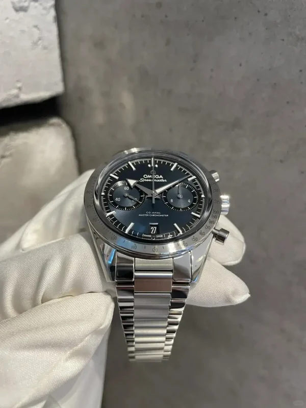 9f851dc3d1c798d18b373ca053268c81 Omega Speedmaster Men Automatic Blue Stainless Steel Watch O33210415103001