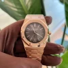a053927d85a7fab10d6d14df2d6bc0d1 Audemars Piguet Royal Oak Quartz Brown 67650OR.OO.1261OR.01