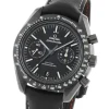 a1ec987017ca7c39555dc76f462105a6 Omega Speedmaster Men Automatic Black Leather Watch O31192445101004