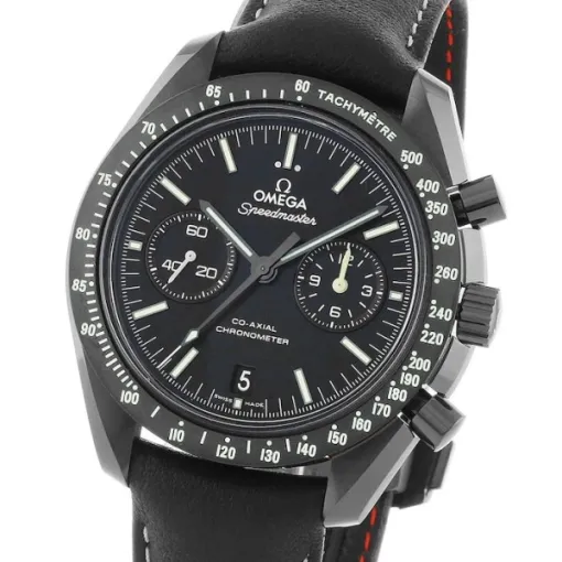 a1ec987017ca7c39555dc76f462105a6 Omega Speedmaster Men Automatic Black Leather Watch O31192445101004
