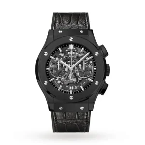 a2bcda26532cb623787566048bbc65cf Hublot Classic Fusion Men Automatic Black Alligator Watch 525.CM.0170.LR