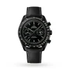 a3d1baf8d39863ce4786b8e3dc6b9950 Omega Speedmaster Men Automatic Black Leather Watch O31192445101004