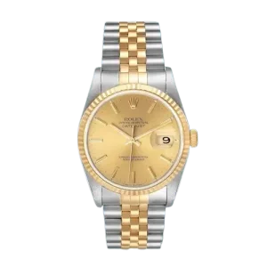 Rolex Datejust Men’s 16233CSJ 36mm Watch Silver-tone