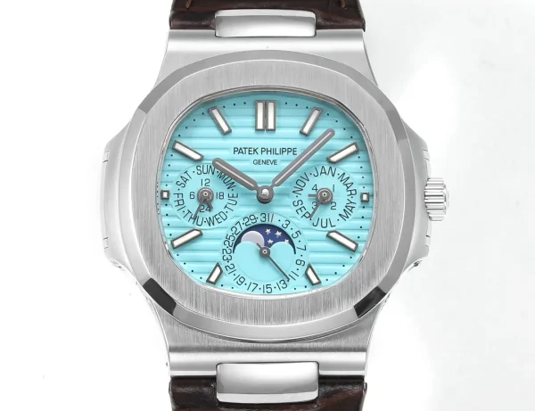 a68df85be03ed89ddf4af3368c2d7555 Patek Philippe Nautilus Blue Perpetual Calendar