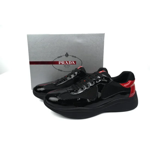 a73de80e9dffea8c06a8b65a2540bf1f PK God Batch Prada Sneakers Black Red