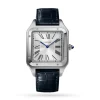 a7d2c42709f5cb83636c10fae0aeb466 Cartier Santos-Dumont Men Automatic Silver Stainless Steel Watch WSSA0032