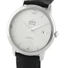 a849543f3e7b8453748f5bd32cc0972d Omega De Ville Men Automatic Silver Leather Watch O42413402002001
