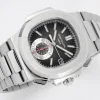 a97064e59d484823bab24be058651f53 Patek Philippe 5980 Silver Black Watch