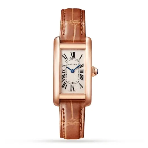 aa3335b18223e5014040fb975b635d1c Cartier Tank Américaine Women Quartz Silver Alligator Watch W2607456
