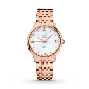 aae5a82535a7d602469e77eb7feddf26 Omega De Ville Women Automatic Mother of Pearl 18ct Rose Gold Watch O42450332005002