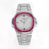 ad6608782e3142039a9e89887162fc85 Patek Philippe White Gold Ruby Nautilus Watch