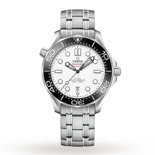 af32b120d517bf3f01a93098d1b153c6 Omega Seamaster Men Automatic White Stainless Steel Watch O21030422004001