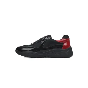 PK God Batch Prada Sneakers Black Red