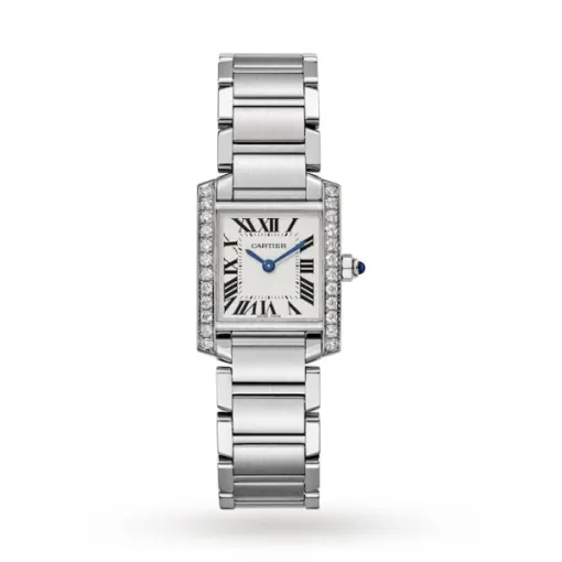 b1ac2eb5f745875a36789a262ab12692 Cartier Tank Française Women Quartz Silver Stainless Steel Watch W4TA0008