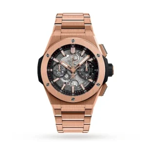 b3241a92b100c3ce226e1f141a5ea291 Hublot Big Bang Men Automatic Black 18ct Rose Gold Watch 451.OX.1180.OX