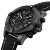Breitling Avenger Men Automatic Black Leather Watch V13317101B1X2