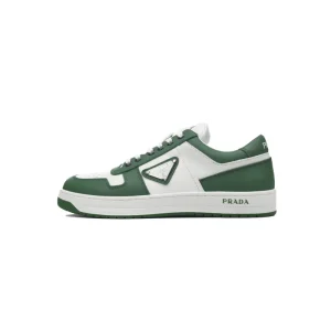 b45882d65a0da7ab9533b7dc8acfb1a7 PK God Batch Prada Downtown Low Sneakers White Green