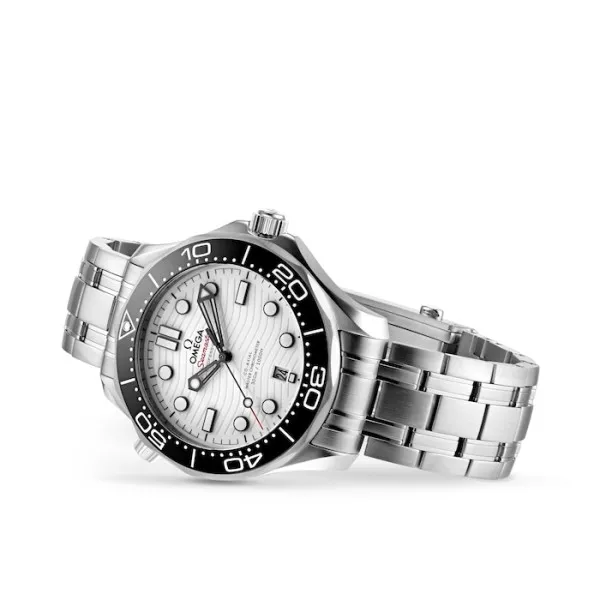 b4d3a04e1b761c1f6ced5299ccd2f3da Omega Seamaster Men Automatic White Stainless Steel Watch O21030422004001