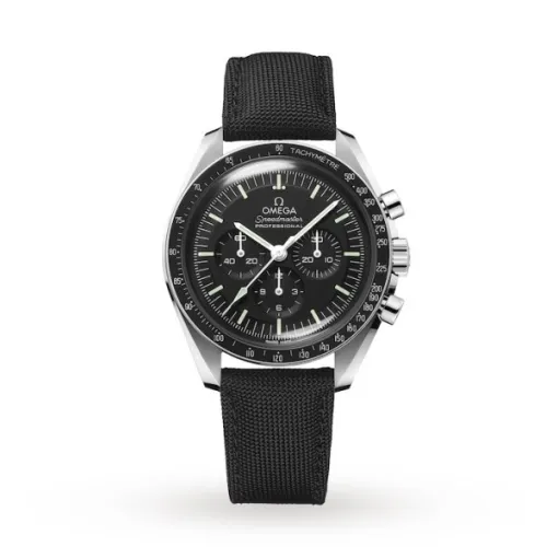 b567f2e782f3e4c148fe7339bdf2fd04 Omega Speedmaster Men Automatic Black Nylon Watch O31032425001001