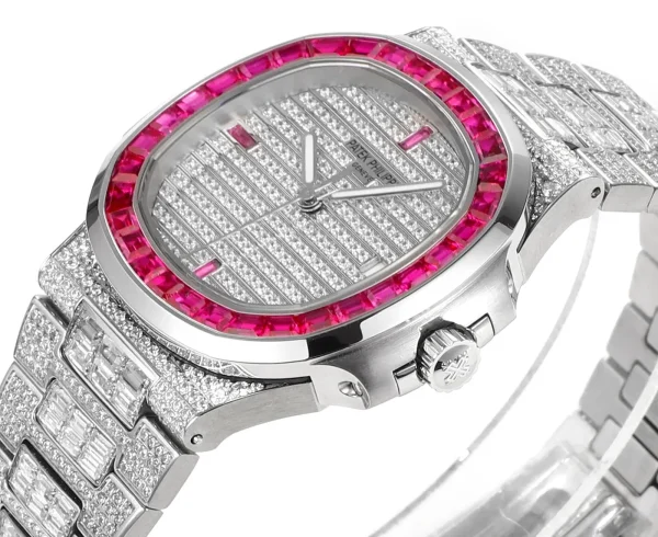 b786ece709cef76f78d95031caa2f42a Patek Philippe White Gold Ruby Nautilus Watch