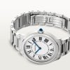 Cartier Ronde Must Men Quartz Silver Stainless Steel Watch WSRN0034